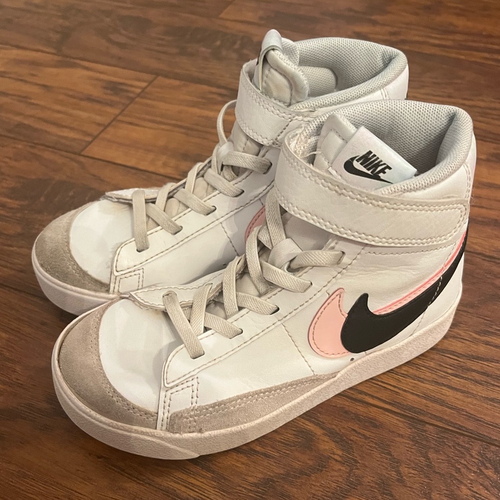 Pink Nike High Top Shoes